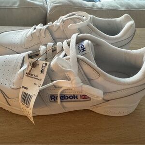 Reebok Workout Plus White Sneakers